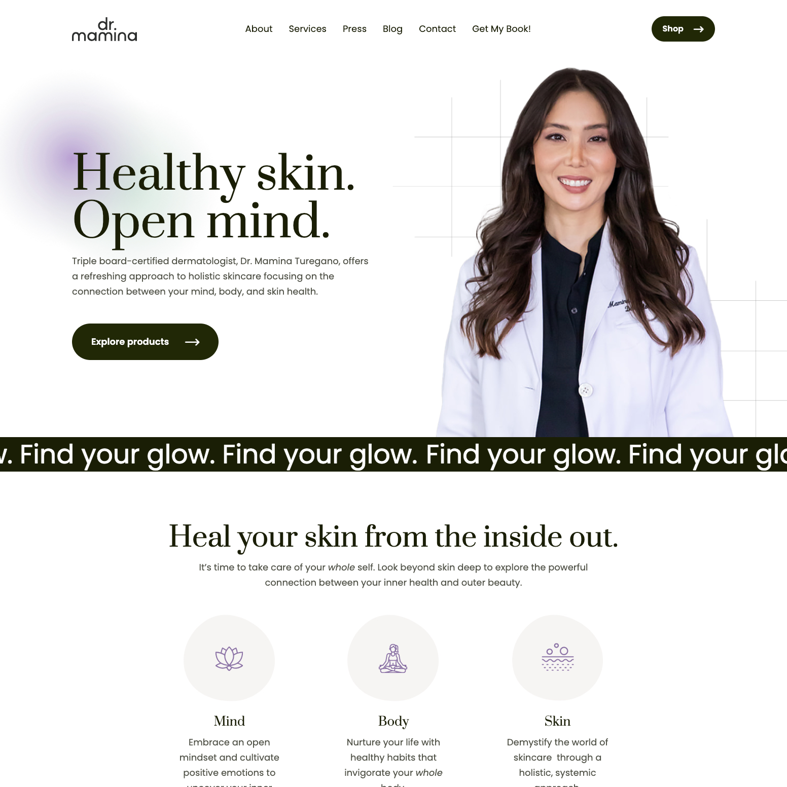 Dr. Mamina Website